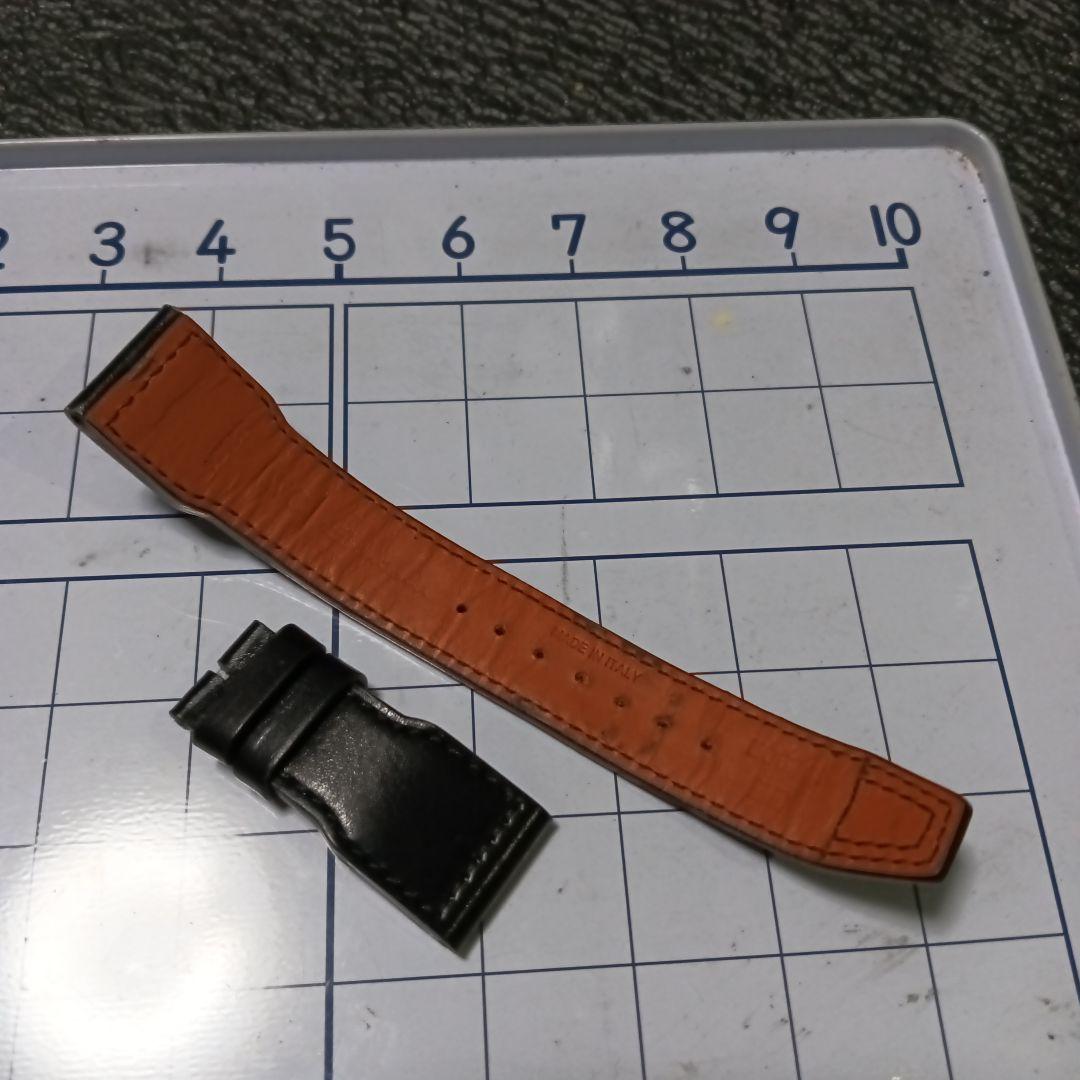 IWC サントーニ オレンジ 黒 レザーベルト