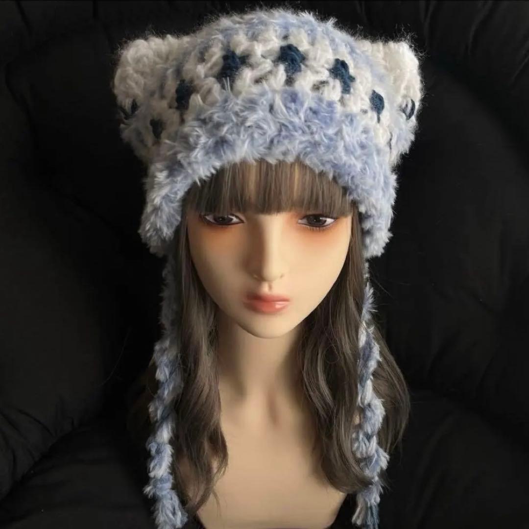 Uページ　猫耳ニット帽オーダー