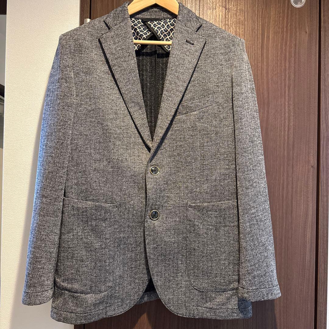 つきのわ　超美品 G-stage グレー チェック柄 カジュアルスーツ