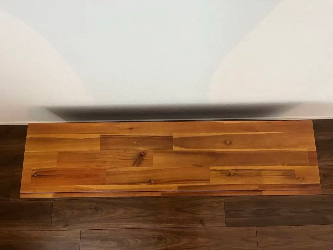 木製テレビ台 ナチュラルウッド 収納付き