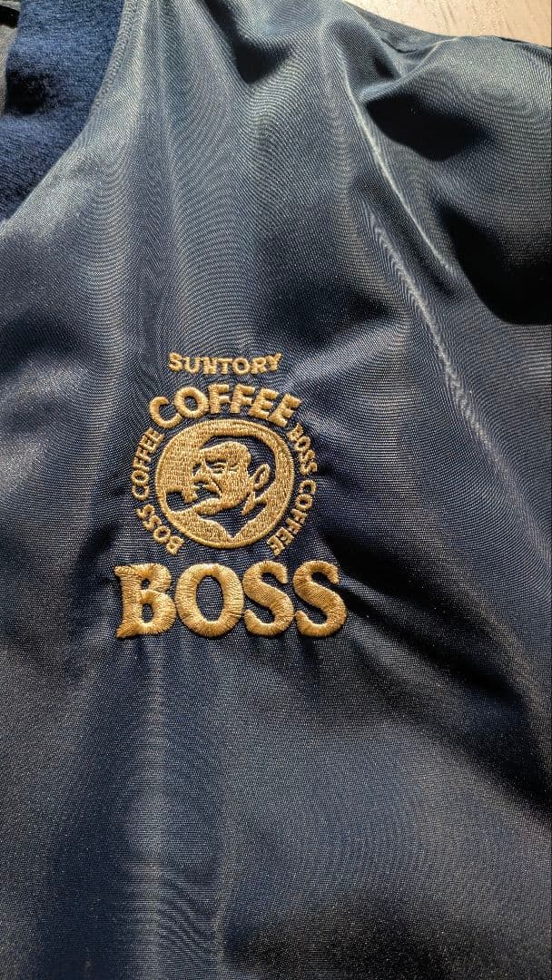 【12日迄年末年始値下中】サントリーボス BOSSジャン MA-1 希少刺繍