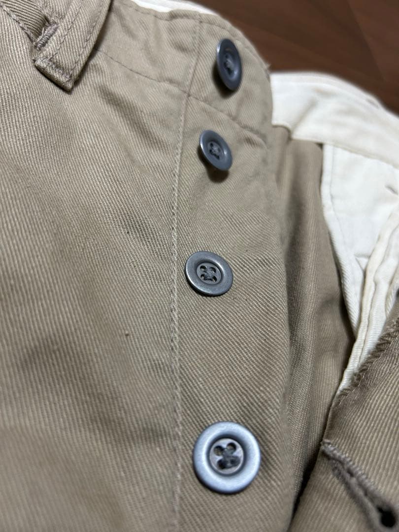 40s US.ARMY チノパン アーミーチノ PW プリズナー メタルボタン