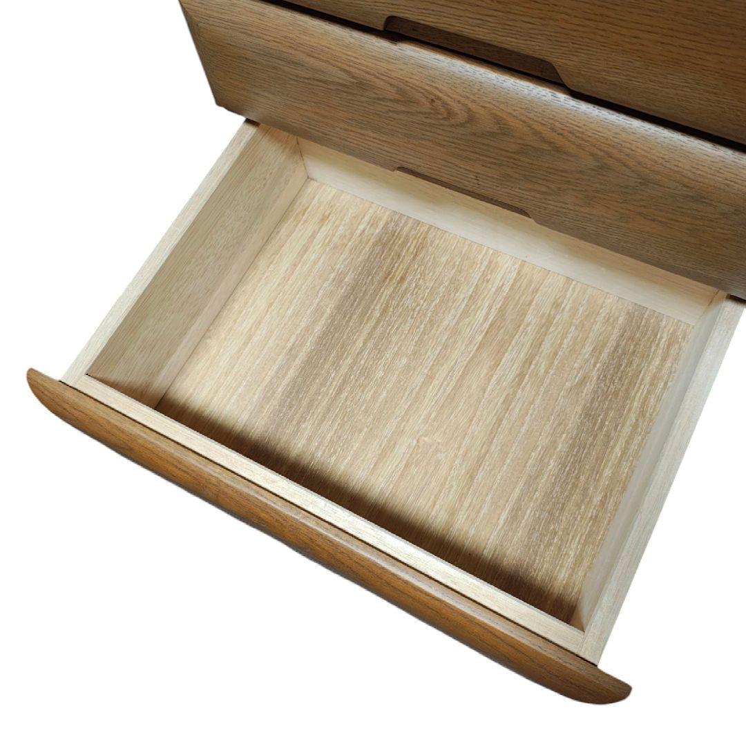 ★美品★ CAPIC 旭川家具　6段チェスト ナラ材 タンス