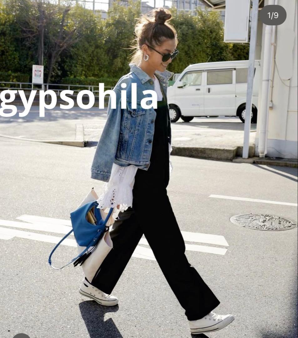 ジプソフィア gypsohila サロペット ブラック オールインワン