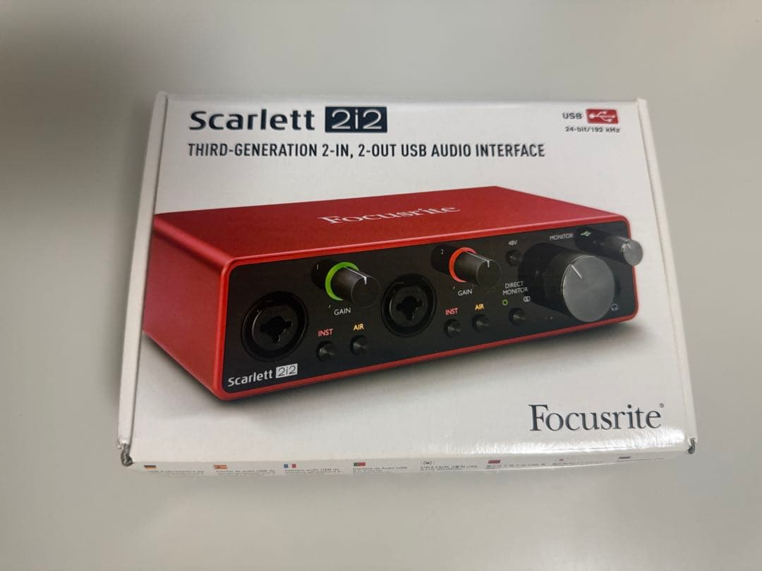 フォーカスライト スカーレット 2i2 3rd Gen