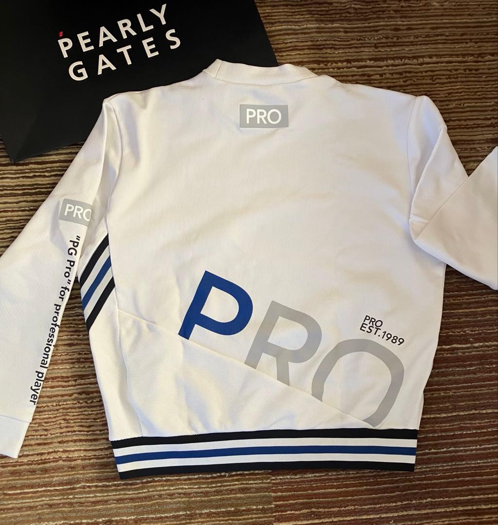 ⭐️美品⭐️パーリーゲイツ モックネック スウェット プルオーバー ホワイト