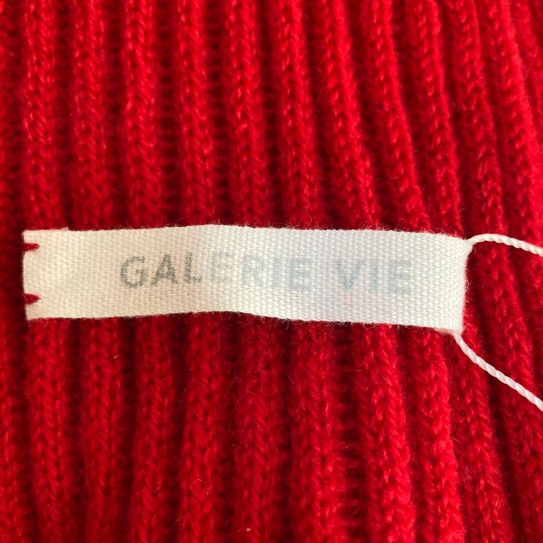 GALERIE VIE カシミヤ100% マフラー　レッド　新品✨
