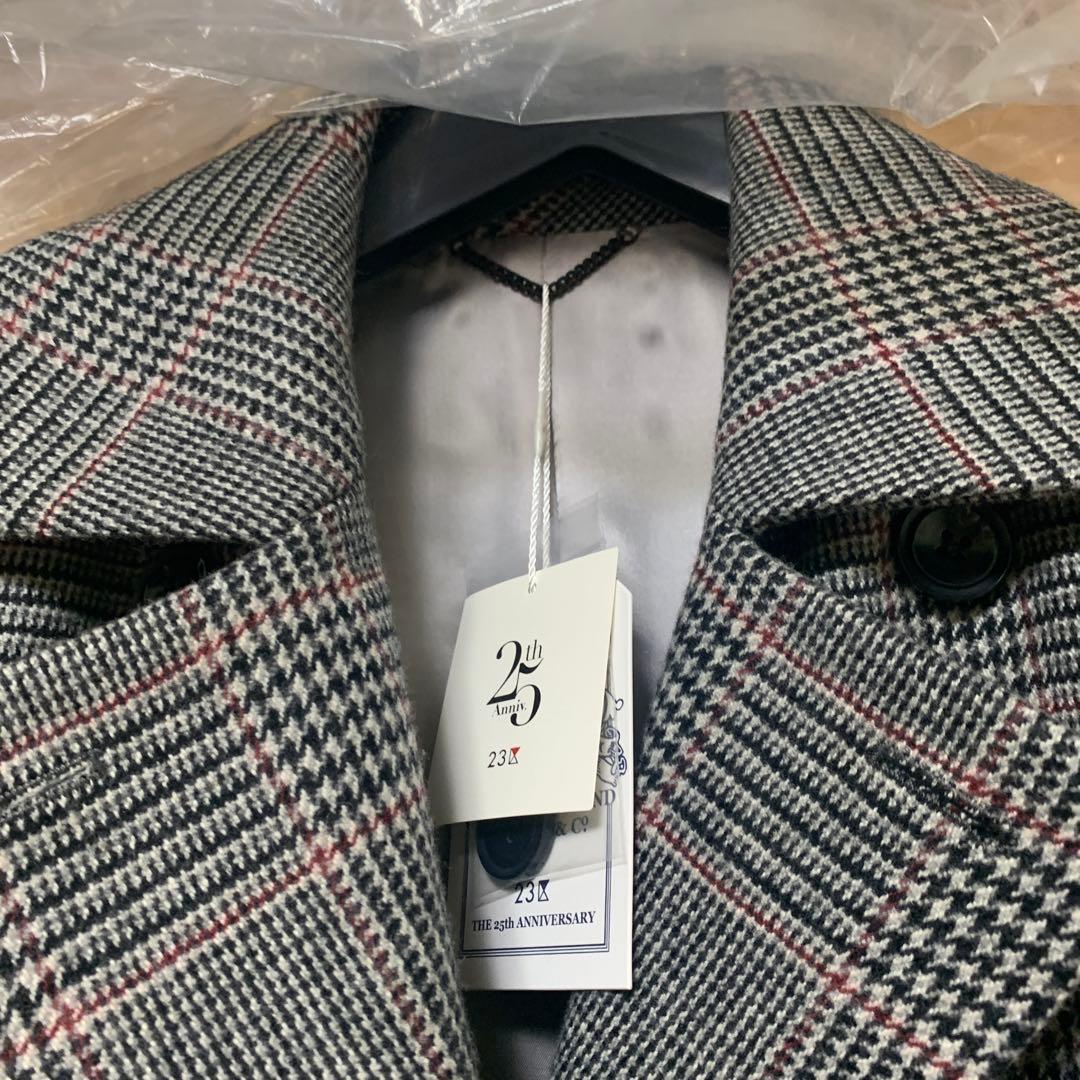 23区　チェック　ウール　 コート　38 スカート 付き