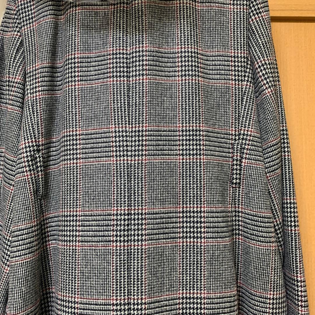 23区　チェック　ウール　 コート　38 スカート 付き