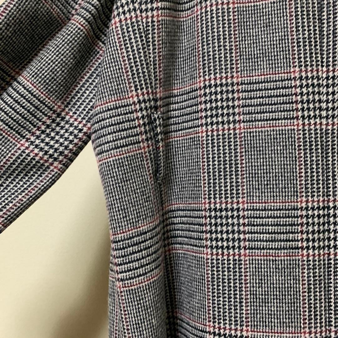 23区　チェック　ウール　 コート　38 スカート 付き