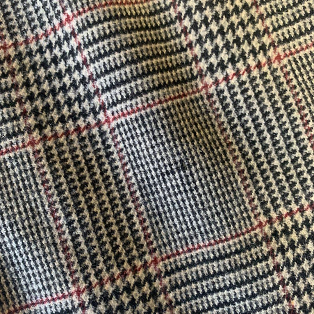 23区　チェック　ウール　 コート　38 スカート 付き