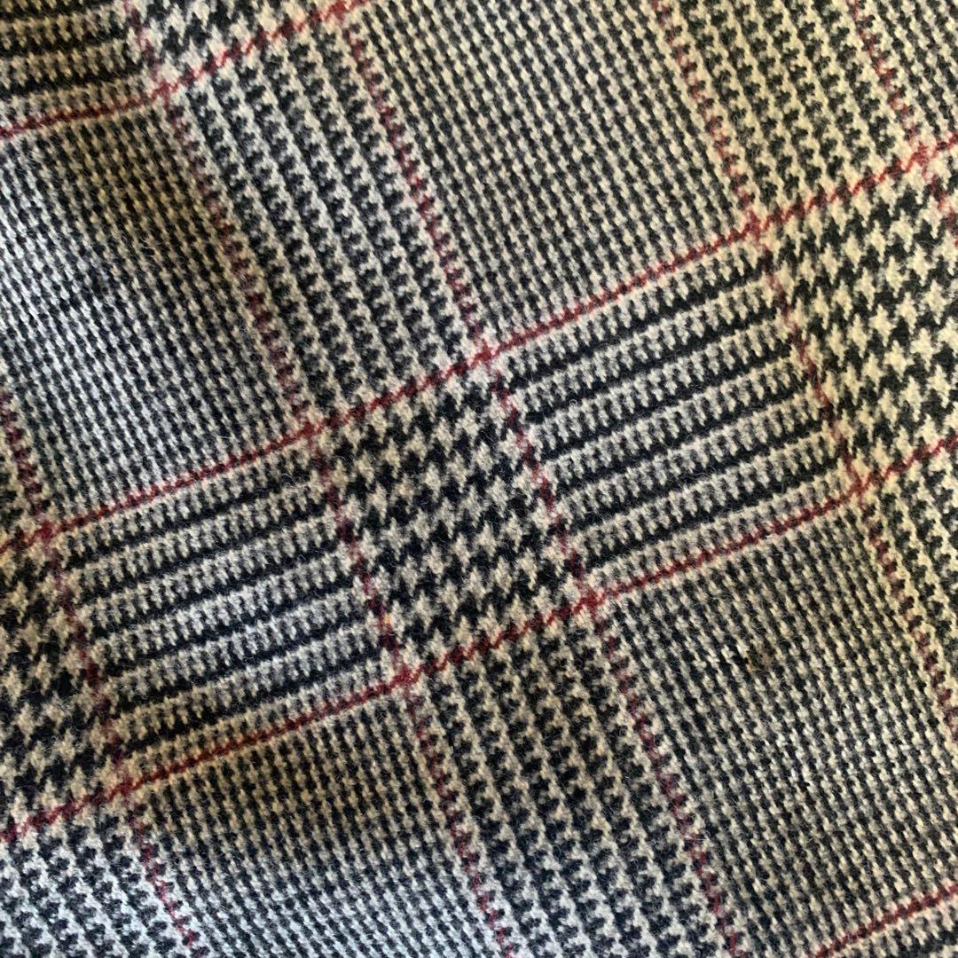 23区　チェック　ウール　 コート　38 スカート 付き