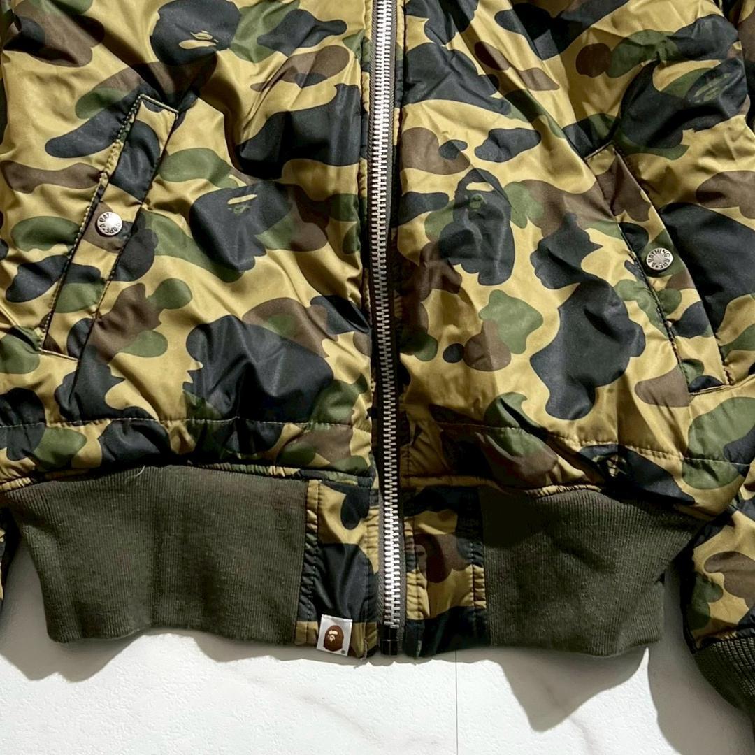 未使用　NIGO期　エイプ　BAPE×Alpha　MA-1　リバーシブル　カモ柄