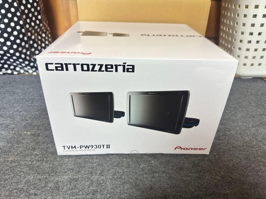 Pioneer TVM-PW930TII ヘッドレストモニター 2台セット
