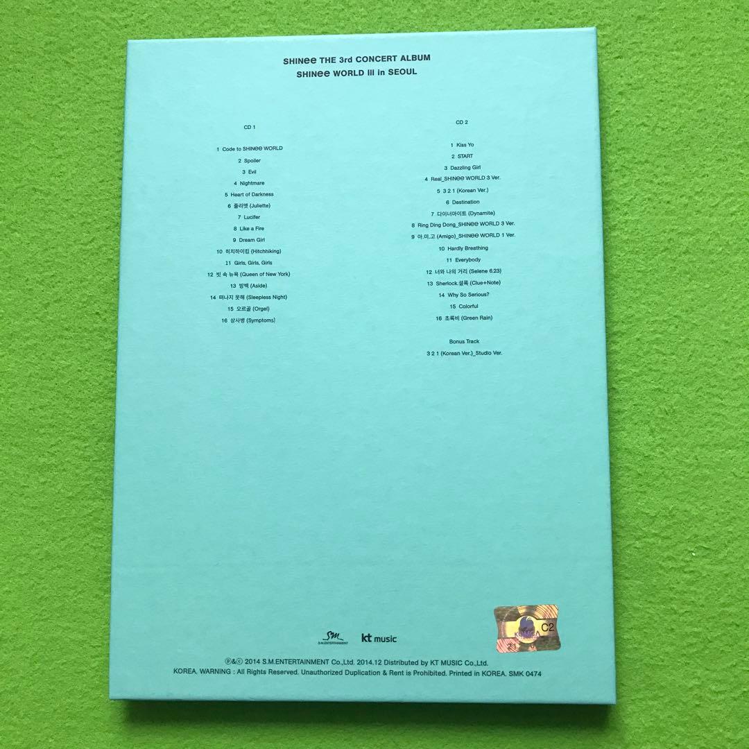 まとめ購入確認用3944■concert SHINee WORLD Ⅲ 2014