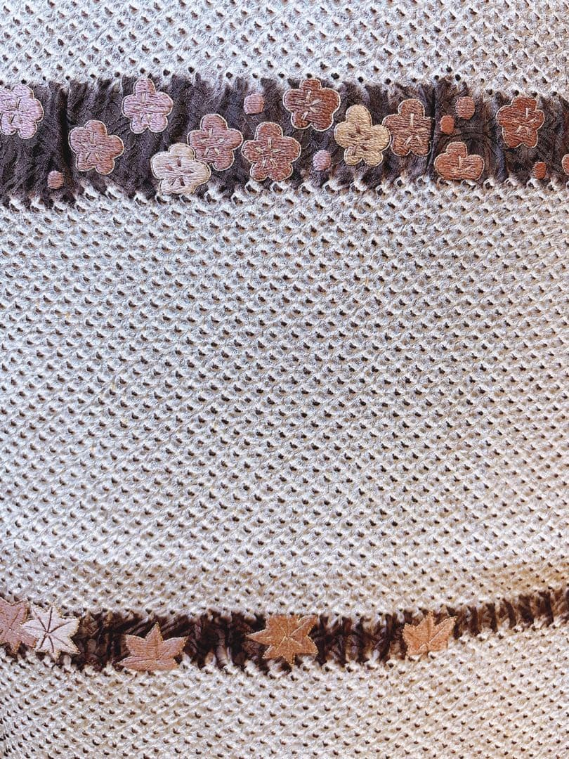 6日引下　訪問着　総絞り　本疋田 やまと 裄66 卒業式　お宮参　高級　M S