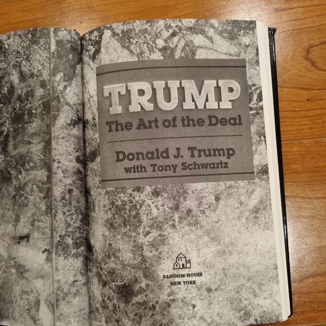 【珍しい1987年初版 美品】トランプ大統領『The art of deal』