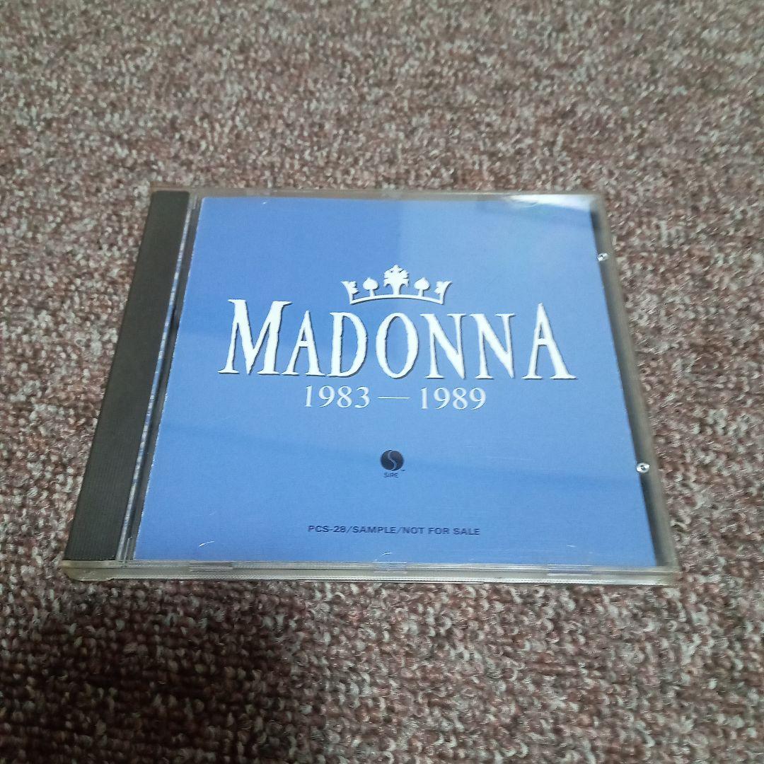 MADONNA 1983-1989 非売品 CD SAMPLE レア