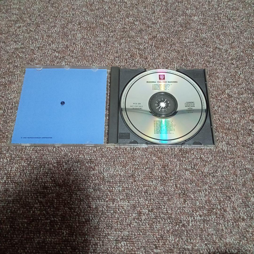 MADONNA 1983-1989 非売品 CD SAMPLE レア