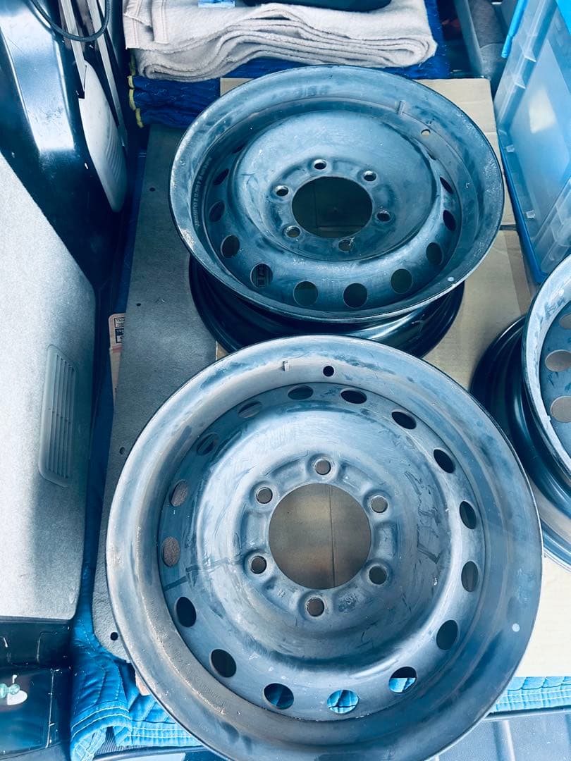 トヨタ 200 ハイエース 純正 15インチ スチール ホイール 4本 レジアス