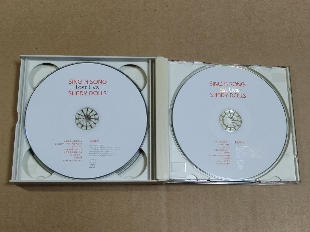 ●SHADY DOLLS シャイディ・ドールズ●LAST LIVE３枚組ＣＤ●