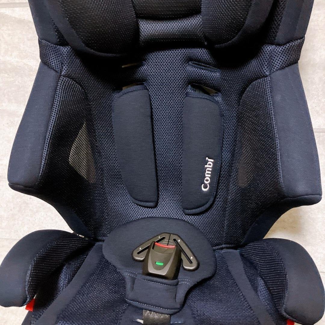 combi ジョイトリップ エアスルーGH ネイビー ジュニアシート 美品