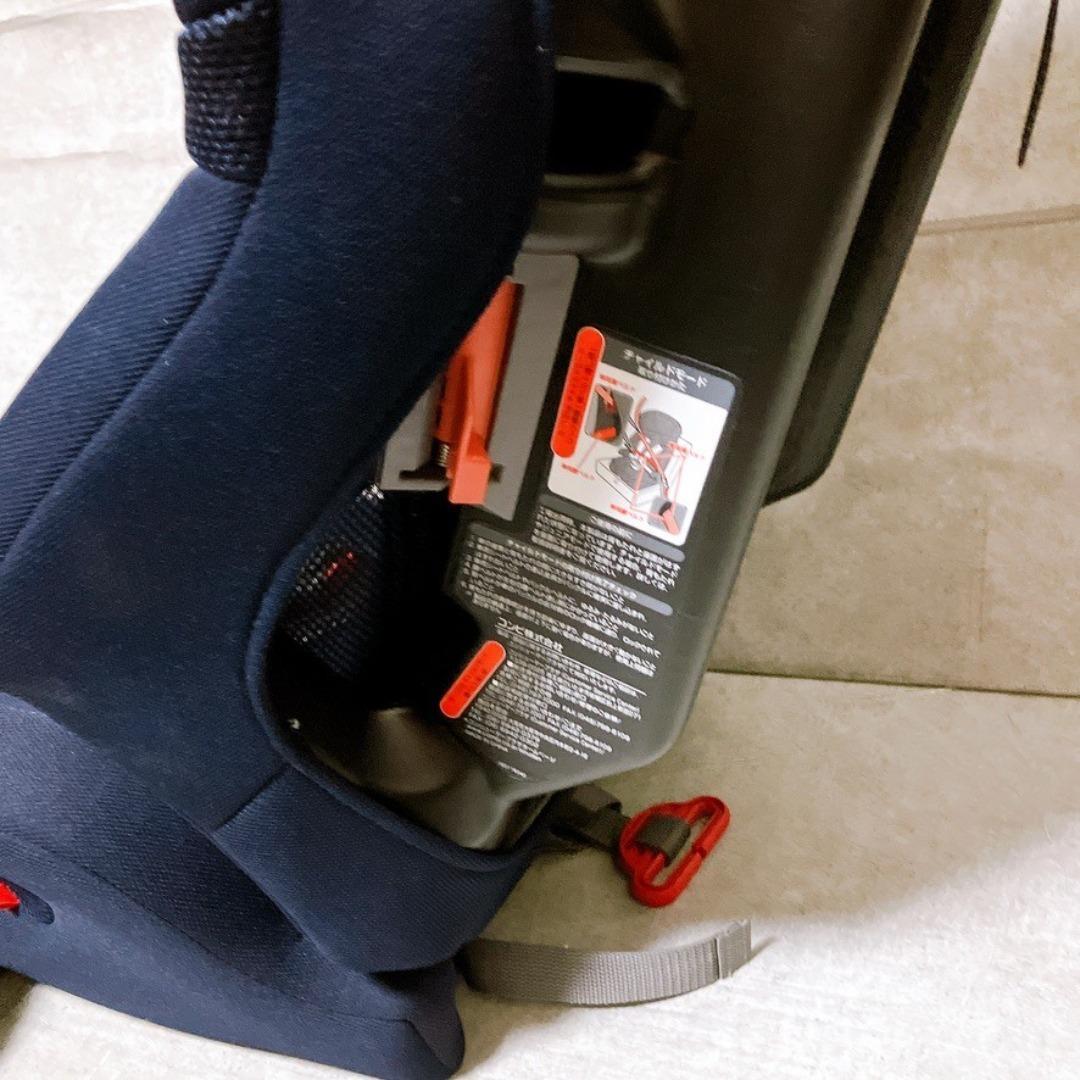 combi ジョイトリップ エアスルーGH ネイビー ジュニアシート 美品