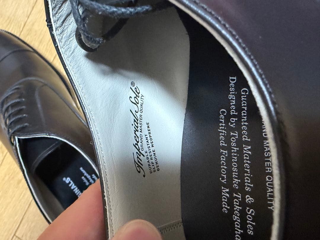 新品未使用FOOTSTOCK ORIGINALS 本革 ドレスシューズ 27cm