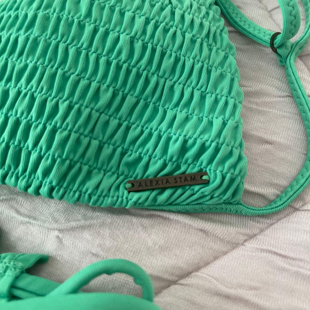 ALEXIA STAM ミントグリーン セパレート水着ビキニ