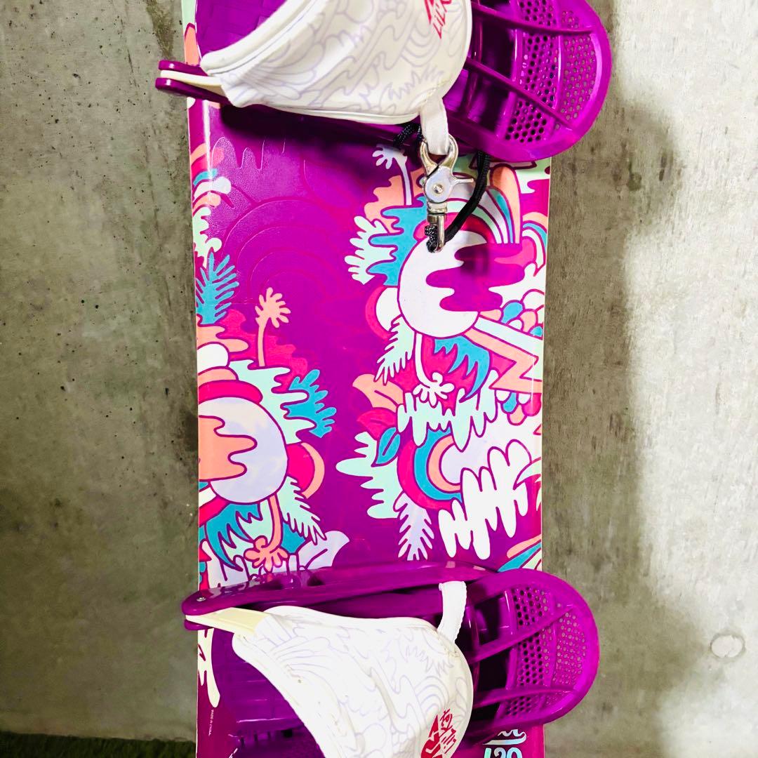 【♡可愛い】 K2 LILKANDI キッズ スノーボード セット 120