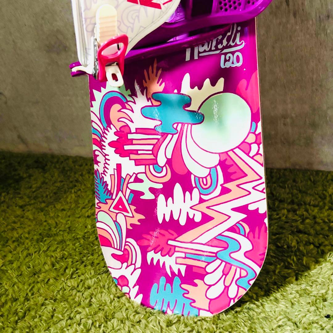 【♡可愛い】 K2 LILKANDI キッズ スノーボード セット 120