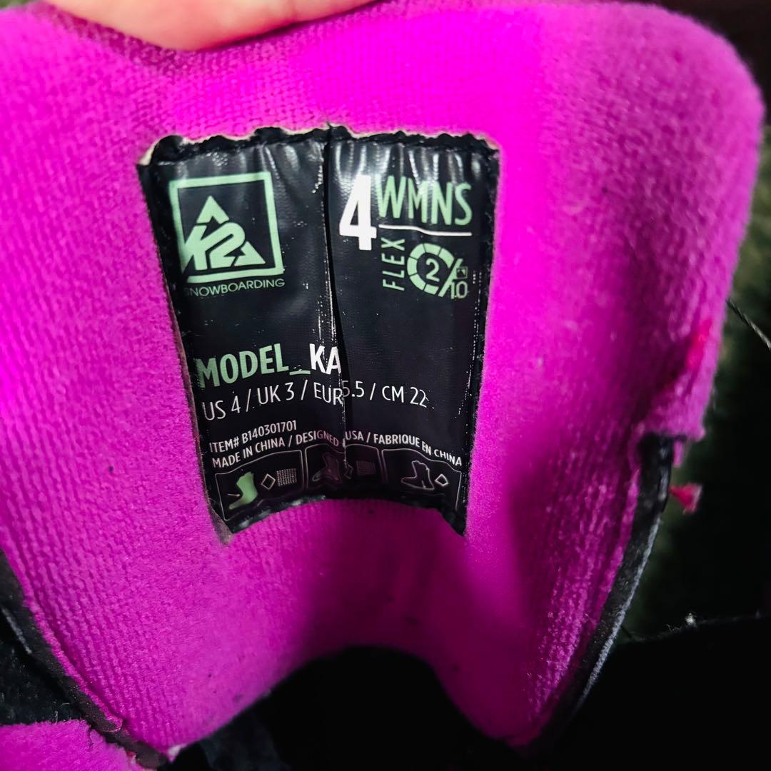 【♡可愛い】 K2 LILKANDI キッズ スノーボード セット 120