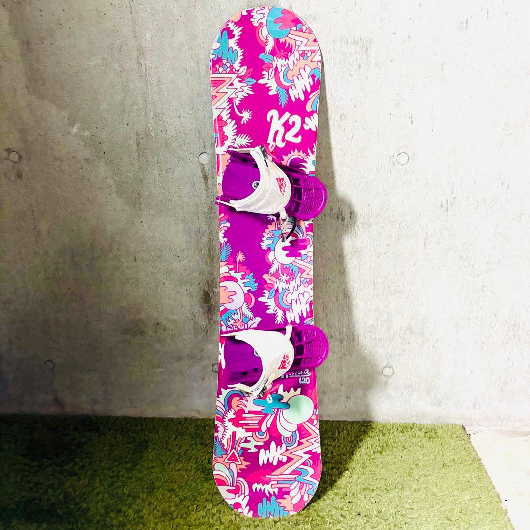 【♡可愛い】 K2 LILKANDI キッズ スノーボード セット 120