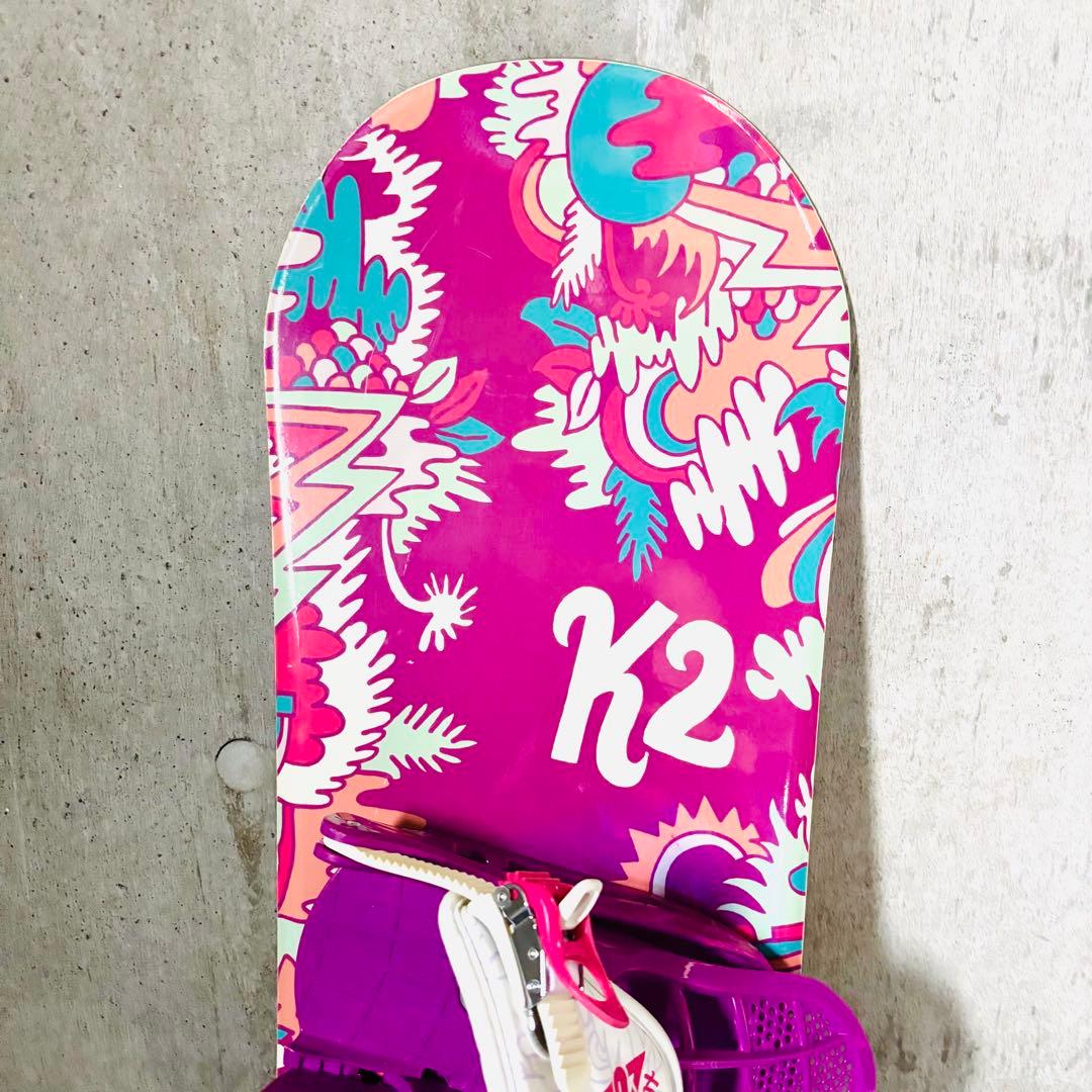 【♡可愛い】 K2 LILKANDI キッズ スノーボード セット 120