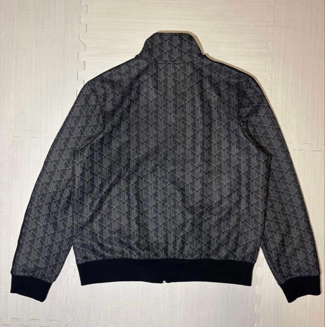 【激レア品】LACOSTE モノグラムトラックジャケット　S ブラック　3