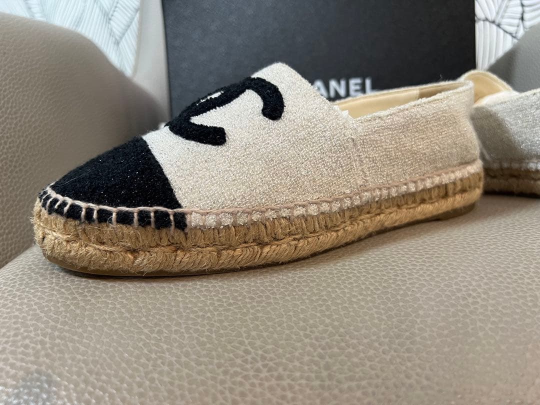 【美品】CHANEL シャネル エスパドリーユ