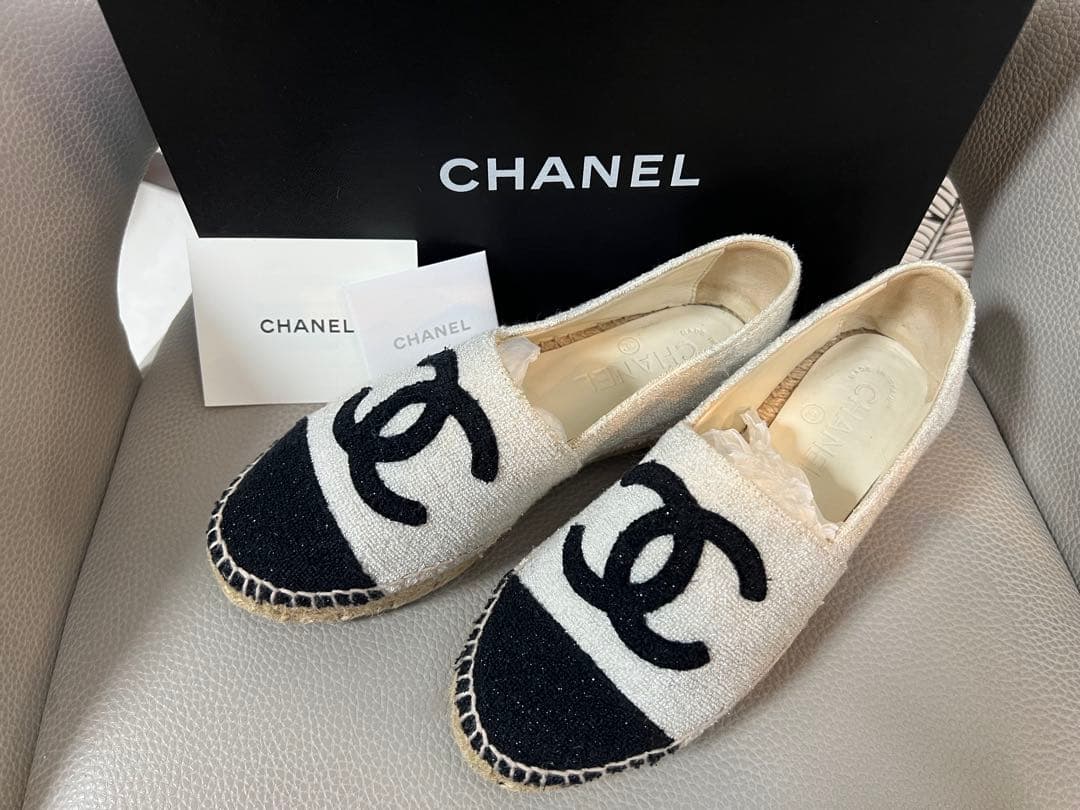 【美品】CHANEL シャネル エスパドリーユ