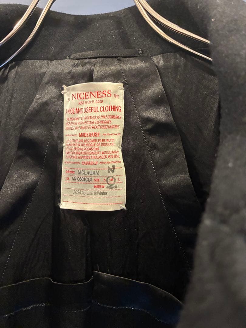 MCLAGAN / マクラガン【NICENESS】【24AW】【Mサイズ】