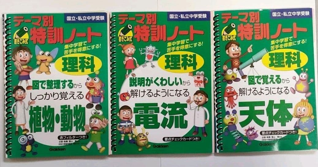 テーマ別特訓ノート　電流・天体・植物動物