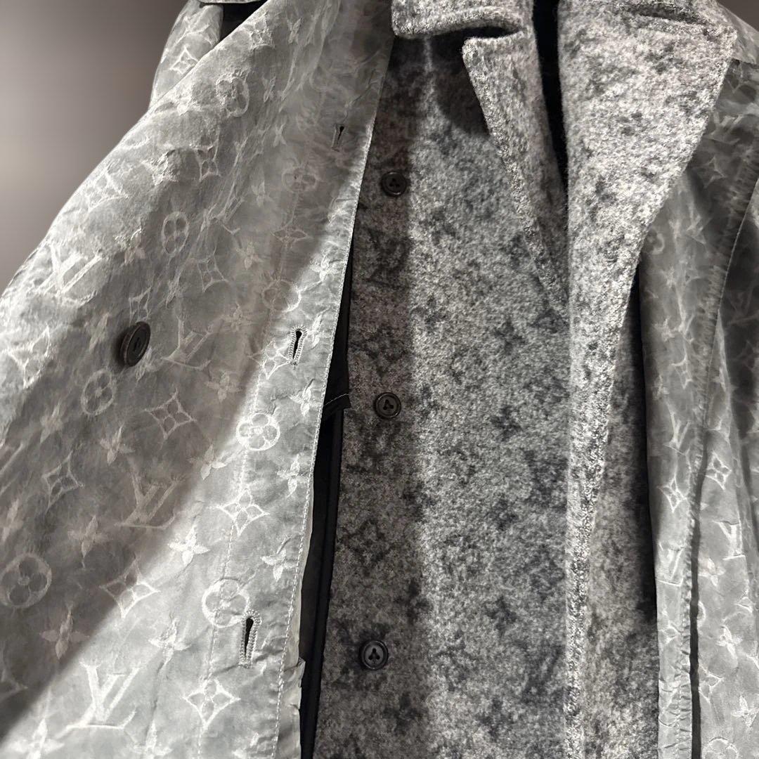 ルイ・ヴィトン グレー レディーストレンチコートコート