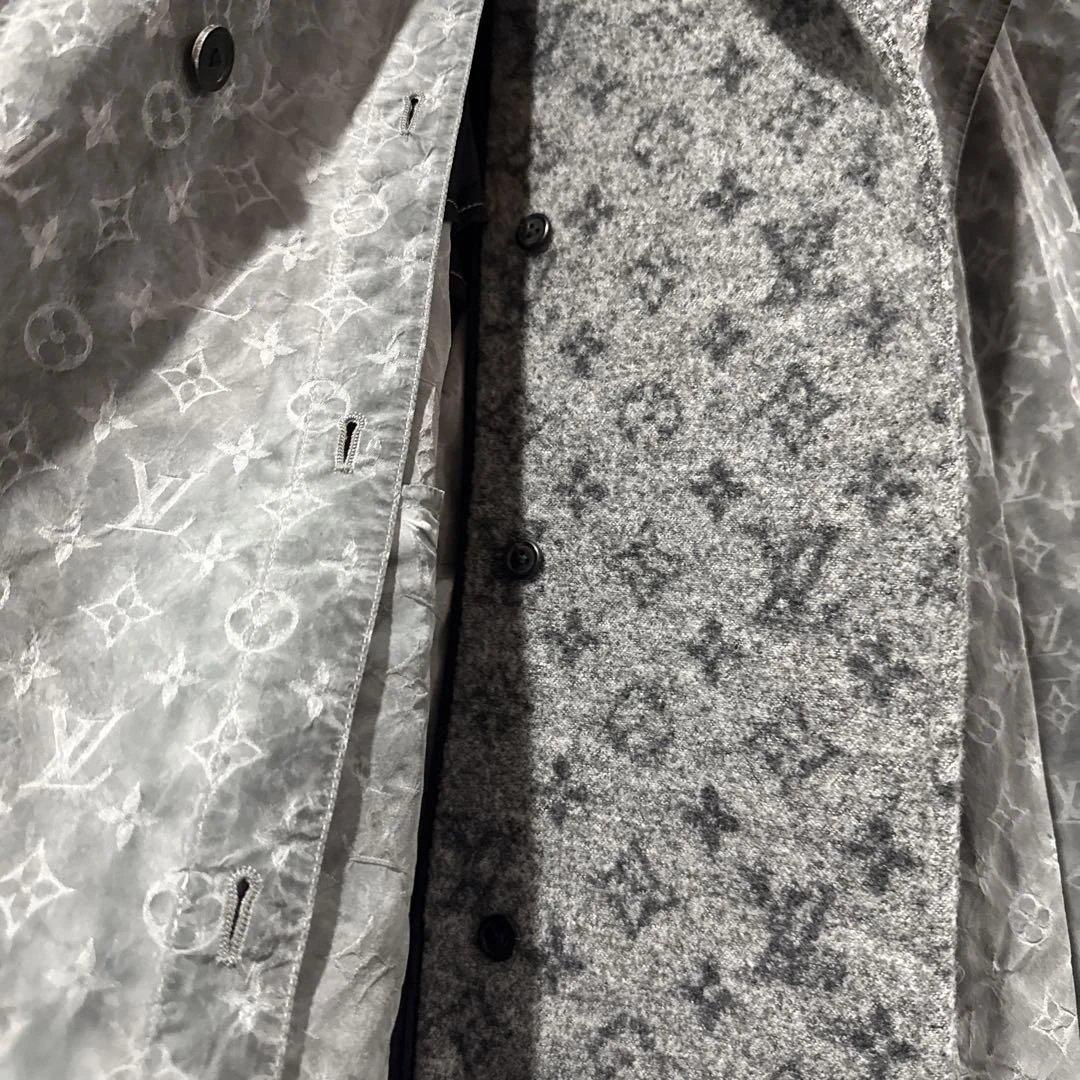 ルイ・ヴィトン グレー レディーストレンチコートコート