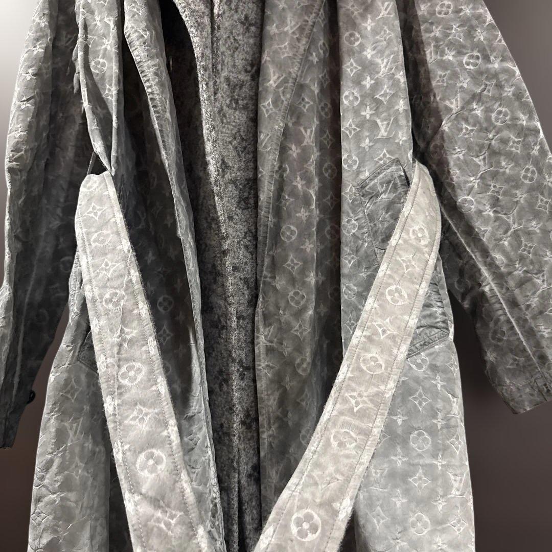 ルイ・ヴィトン グレー レディーストレンチコートコート