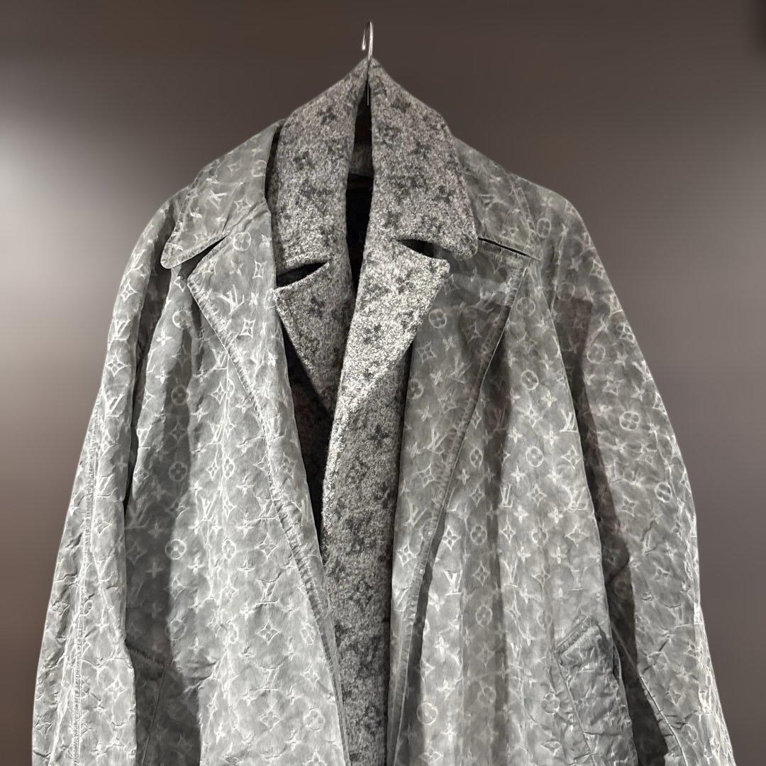 ルイ・ヴィトン グレー レディーストレンチコートコート