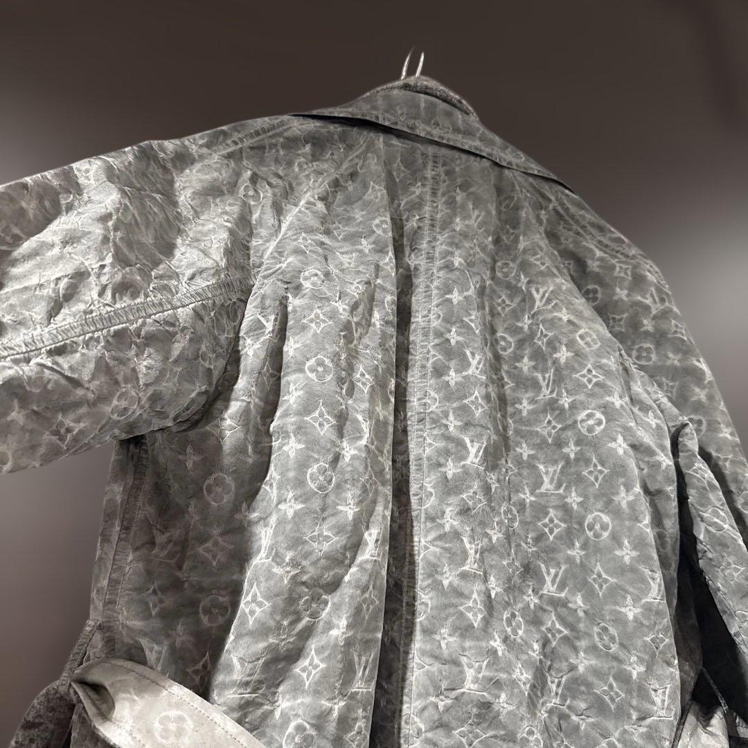 ルイ・ヴィトン グレー レディーストレンチコートコート