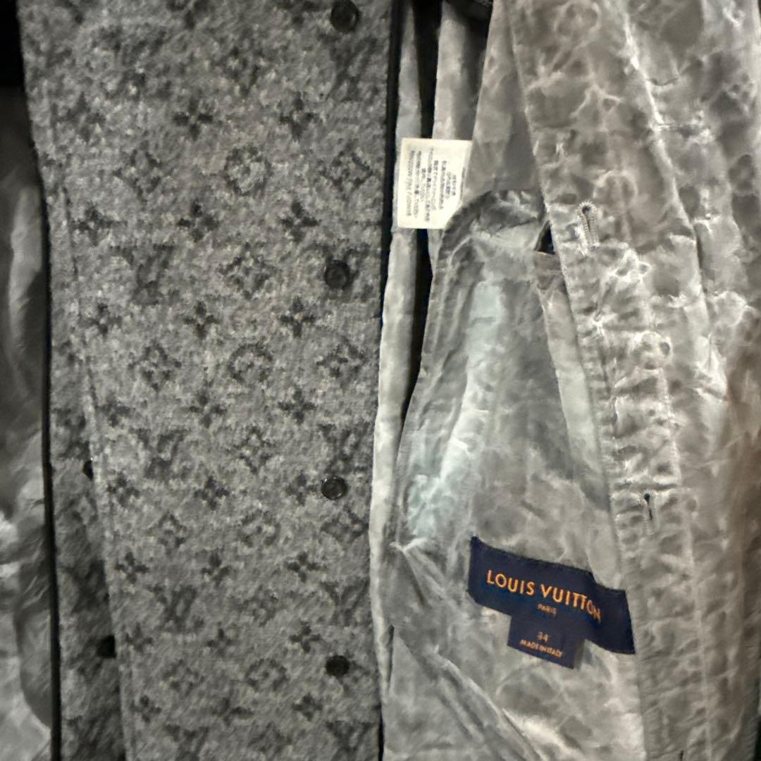 ルイ・ヴィトン グレー レディーストレンチコートコート