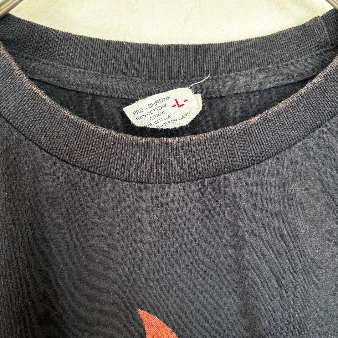 USA製 90s 古着 PINKFLOYD ロンT L ブラック コピーライト