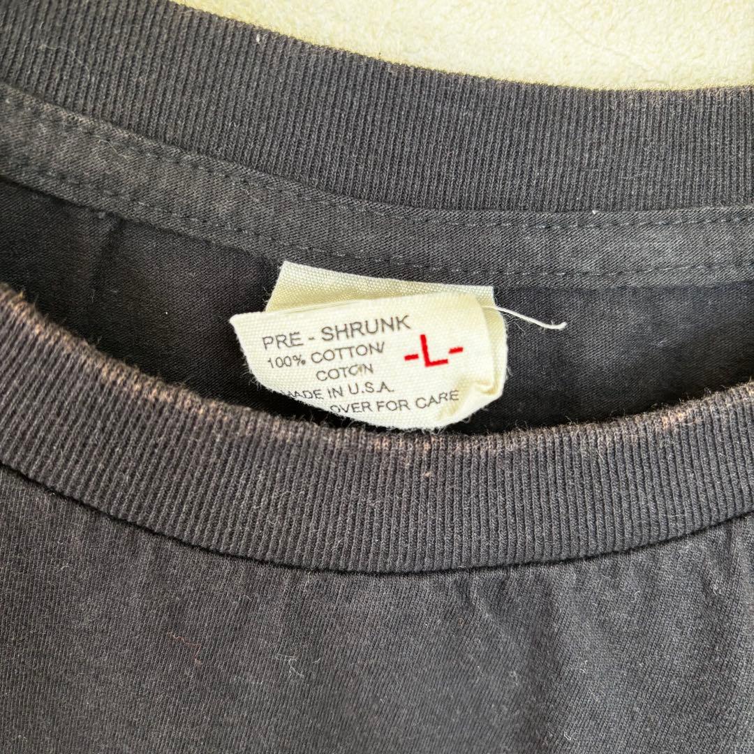 USA製 90s 古着 PINKFLOYD ロンT L ブラック コピーライト