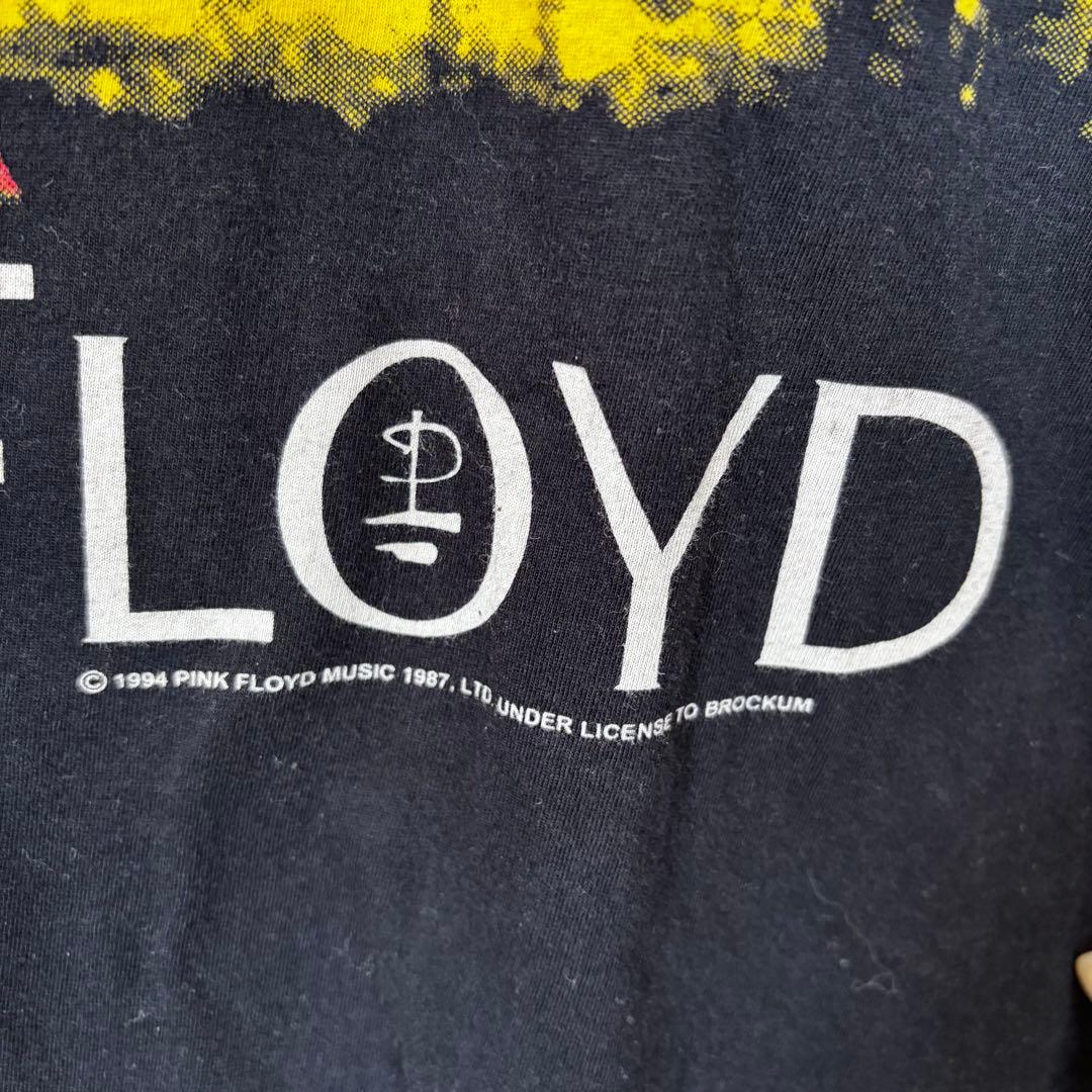USA製 90s 古着 PINKFLOYD ロンT L ブラック コピーライト