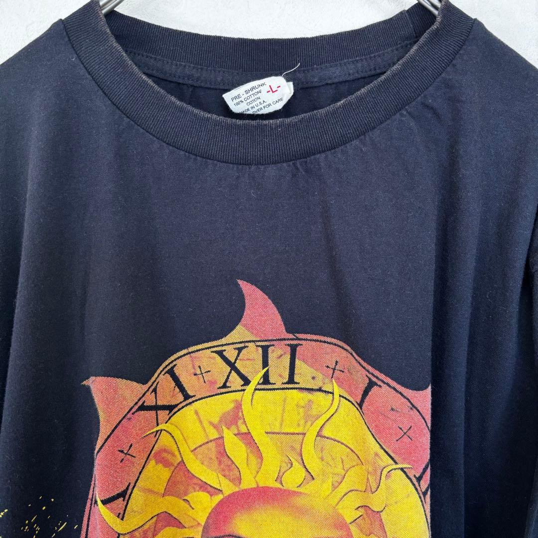 USA製 90s 古着 PINKFLOYD ロンT L ブラック コピーライト