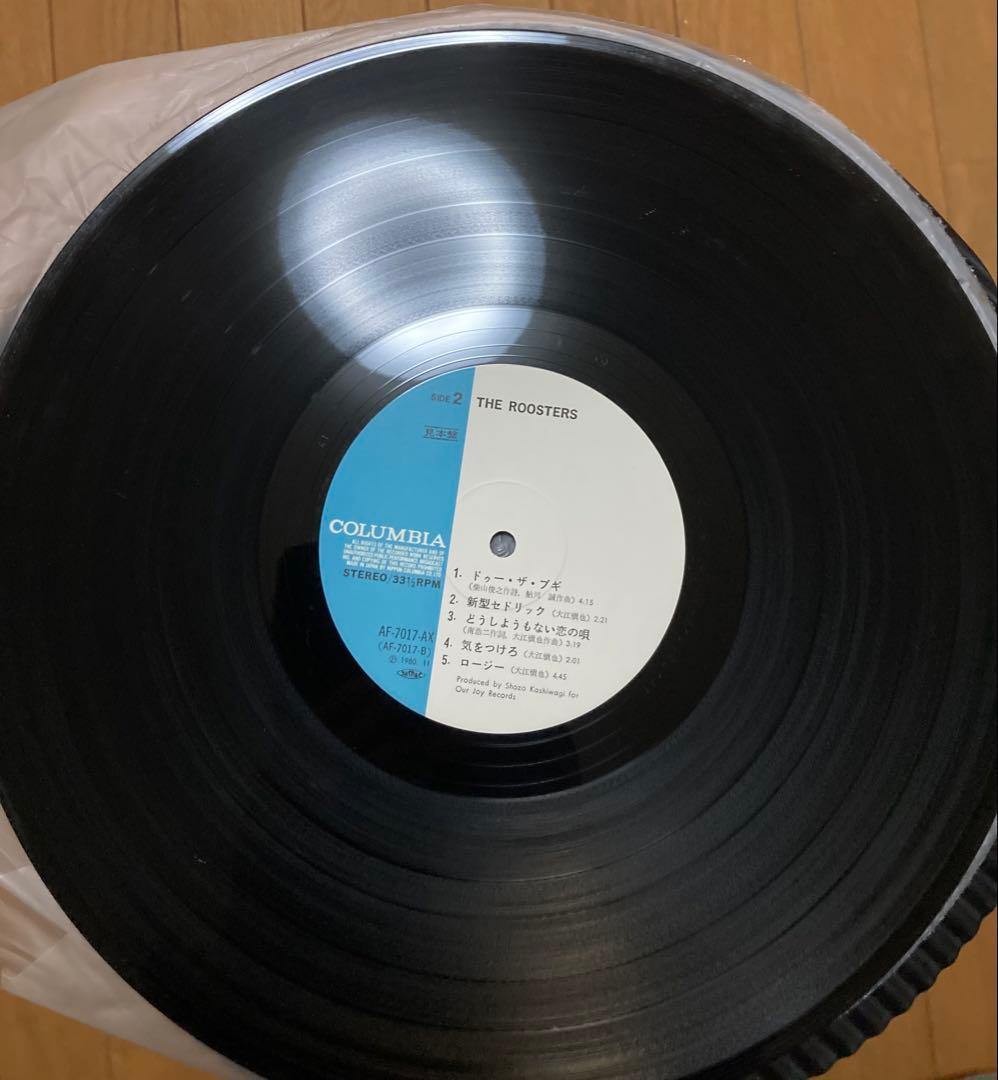 《レア！ 》初回1980年盤 オリジナル見本盤 THE ROOSTERS 名盤！